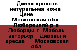Диван-кровать натуральная кожа › Цена ­ 30 000 - Московская обл., Люберецкий р-н, Люберцы г. Мебель, интерьер » Диваны и кресла   . Московская обл.